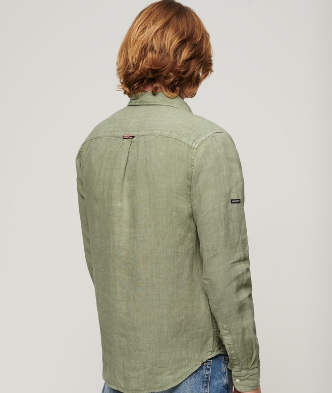 Superdry Casual Linen Long Sleeve Shirt