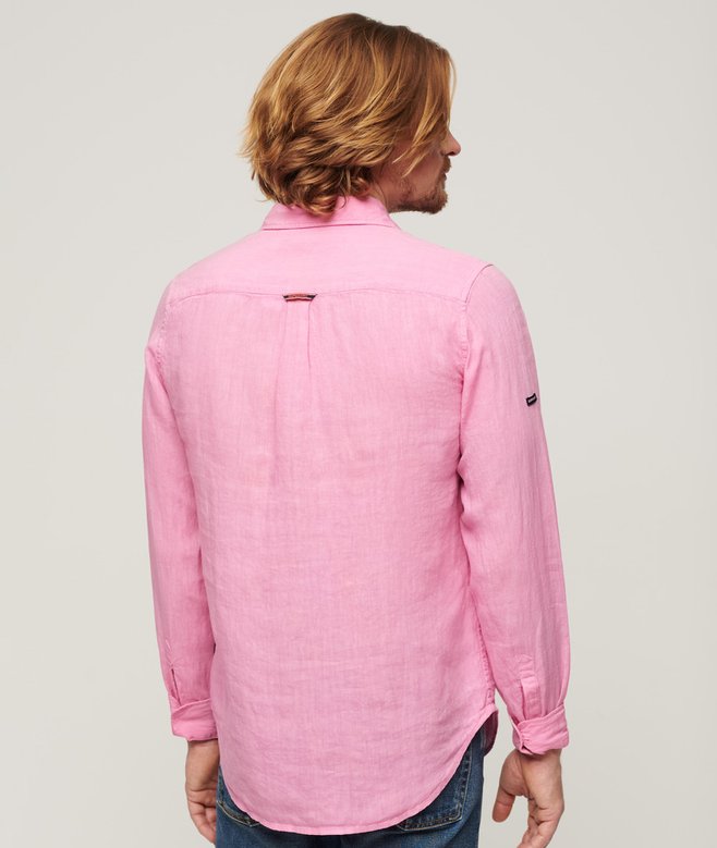 Superdry Casual Linen Long Sleeve Shirt