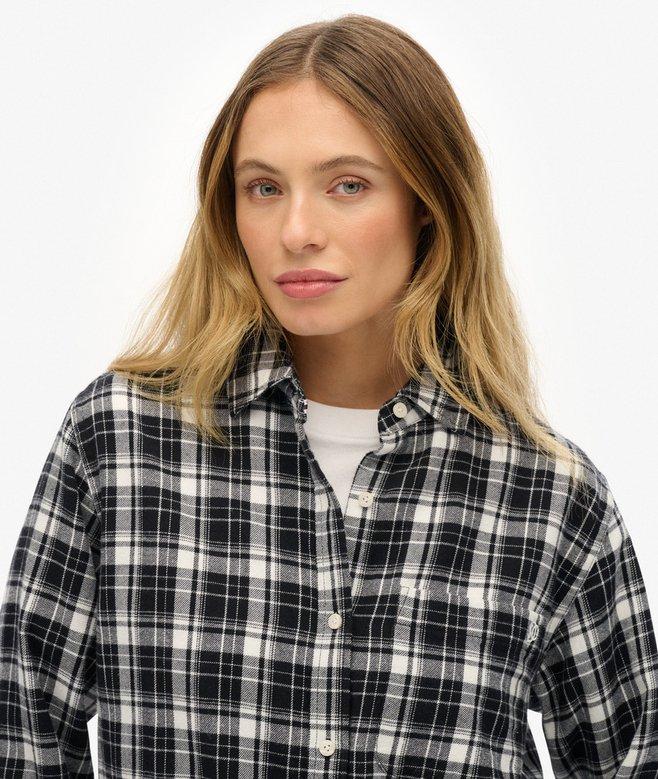 Superdry Check Flannel Boyfriend Shirt