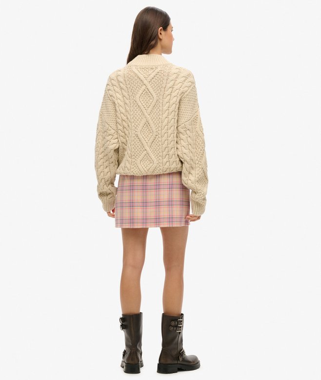 Superdry Check Mini Skirt
