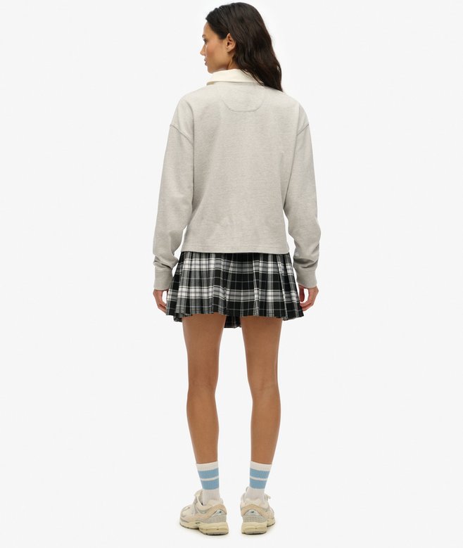 Superdry Check Pleated Mini Skirt