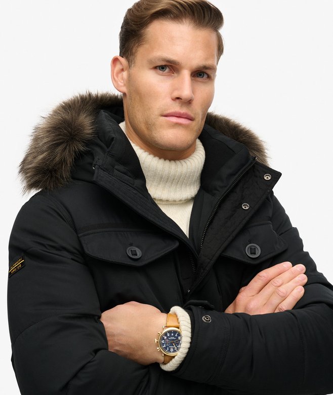 Superdry Chinook Faux Fur Parka Coat