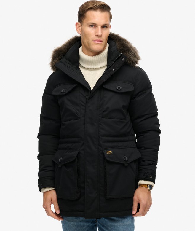 Superdry Chinook Faux Fur Parka Coat