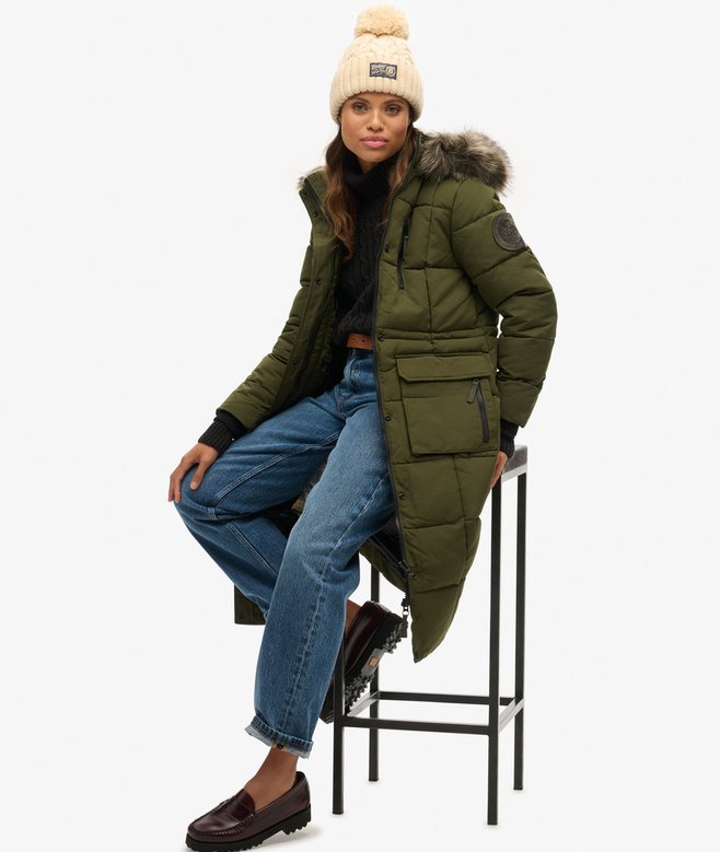 Superdry Chunky Cable Beanie Hat