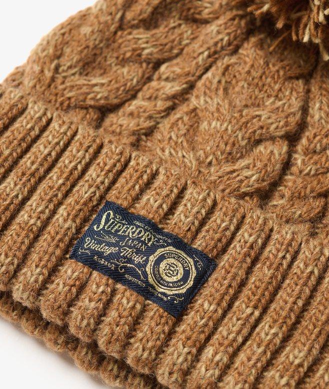 Superdry Chunky Cable Beanie Hat