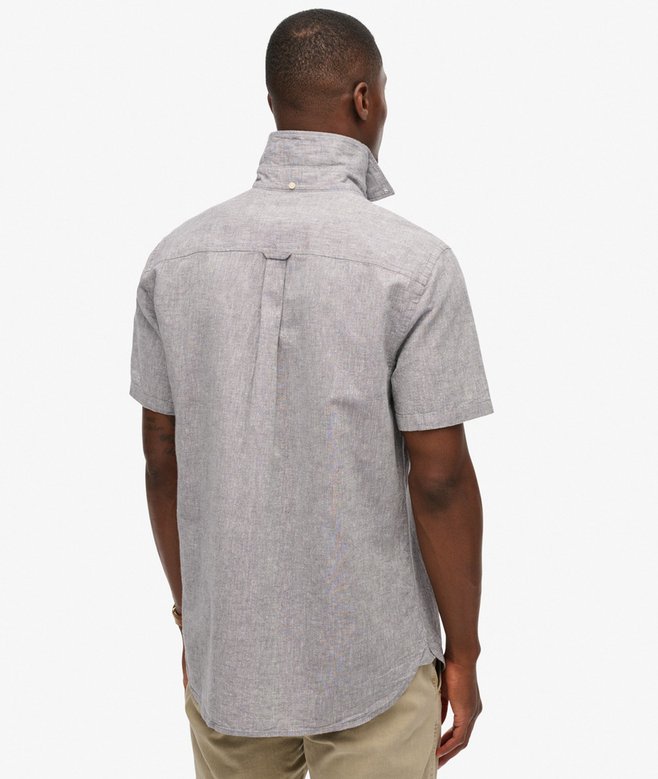 Superdry City Cotton Linen Short Sleeve Shirt