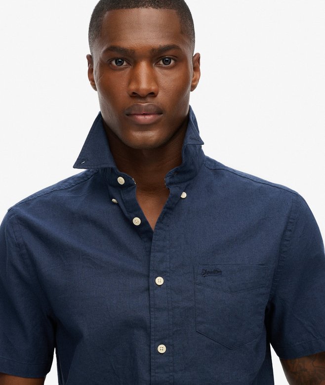Superdry City Cotton Linen Short Sleeve Shirt