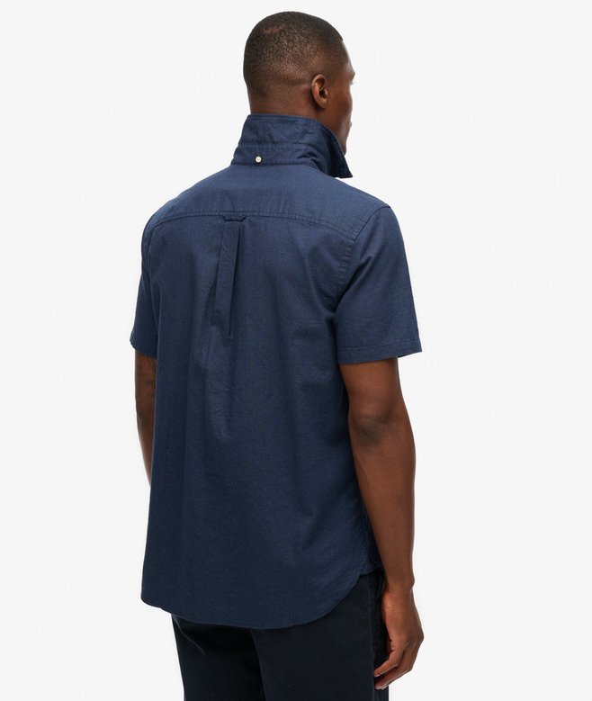Superdry City Cotton Linen Short Sleeve Shirt