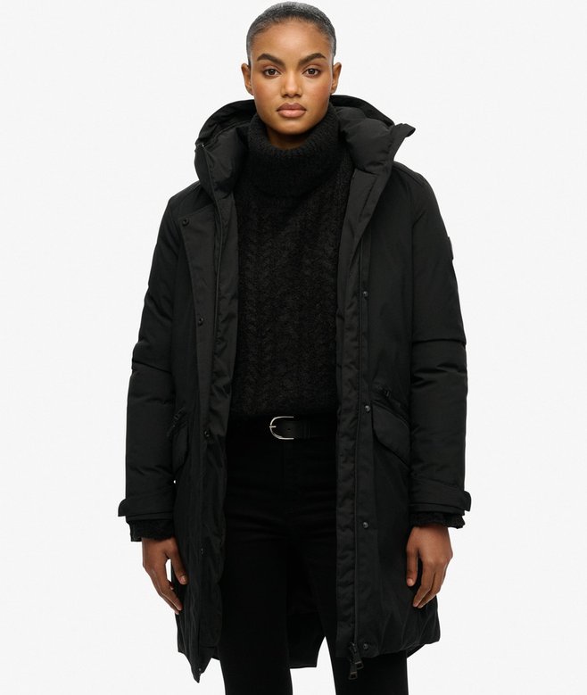 superdry City Fishtail Padded Parka