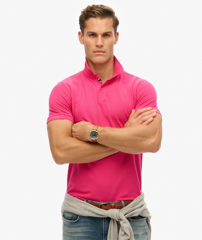 superdry City Pique Polo Shirt