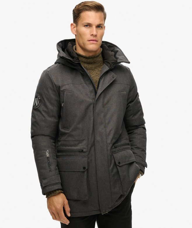 Superdry City Tweed Padded Parka Jacket