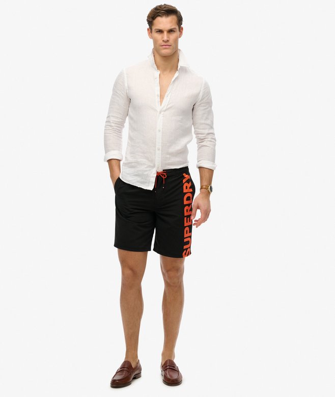 Superdry Classic 19- Inch Logo Board Shorts