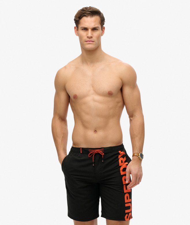 superdry Classic 19- Inch Logo Board Shorts