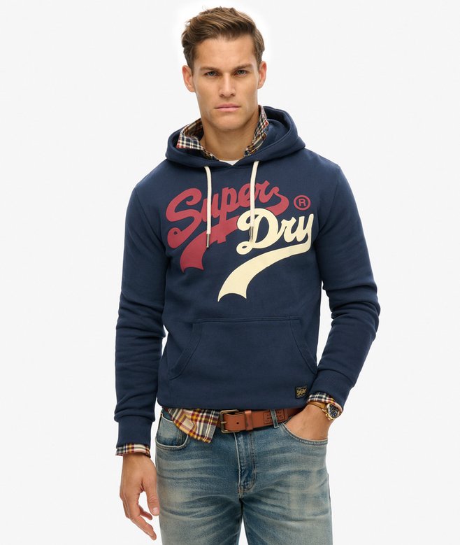 superdry Classic College Script Hoodie