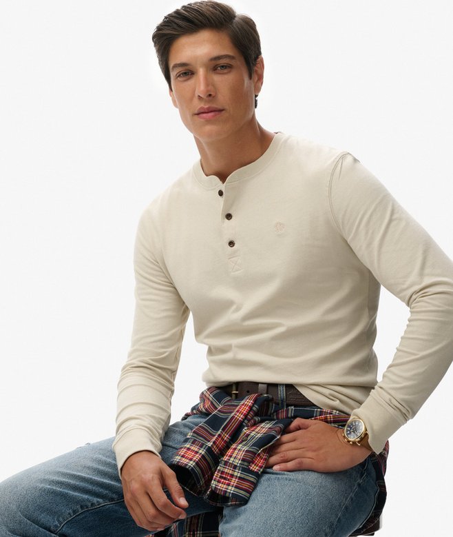 superdry Classic Essential Grandad Top