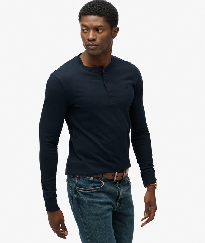 superdry Classic Essential Grandad Top