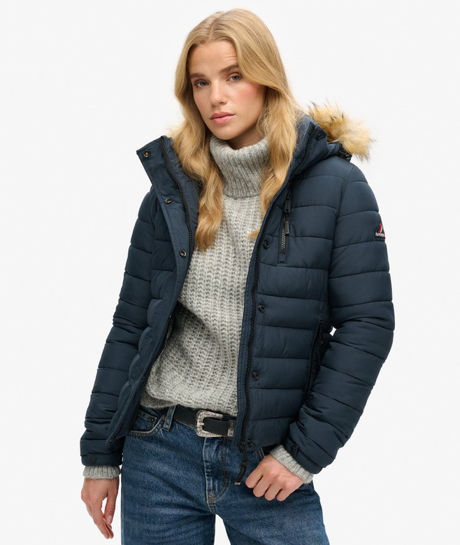 superdry Classic Faux Fur Fuji Jacket