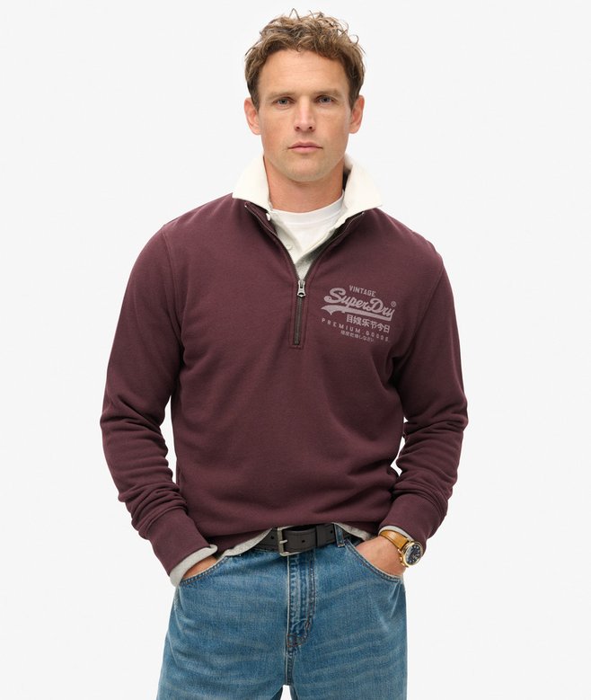 superdry Classic Graphic Half Zip