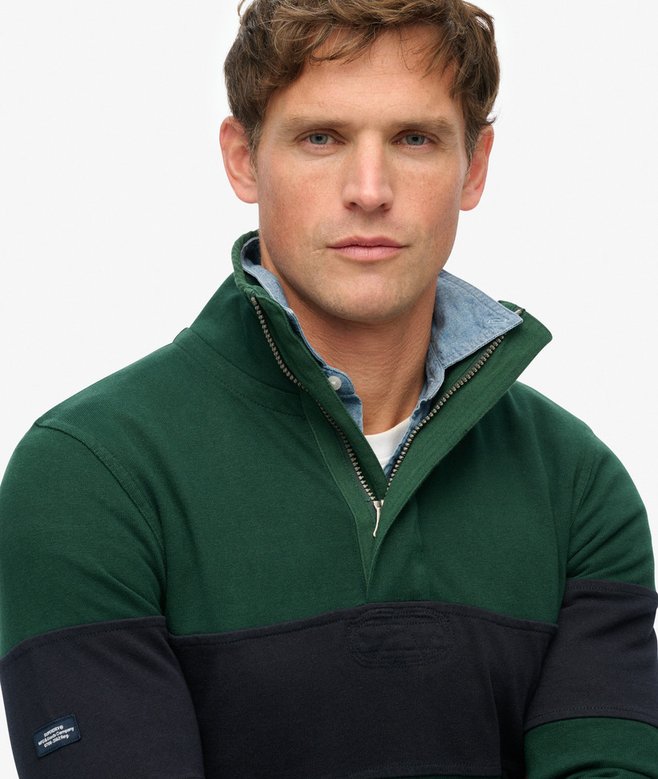 Superdry Classic Rugby Half Zip Top