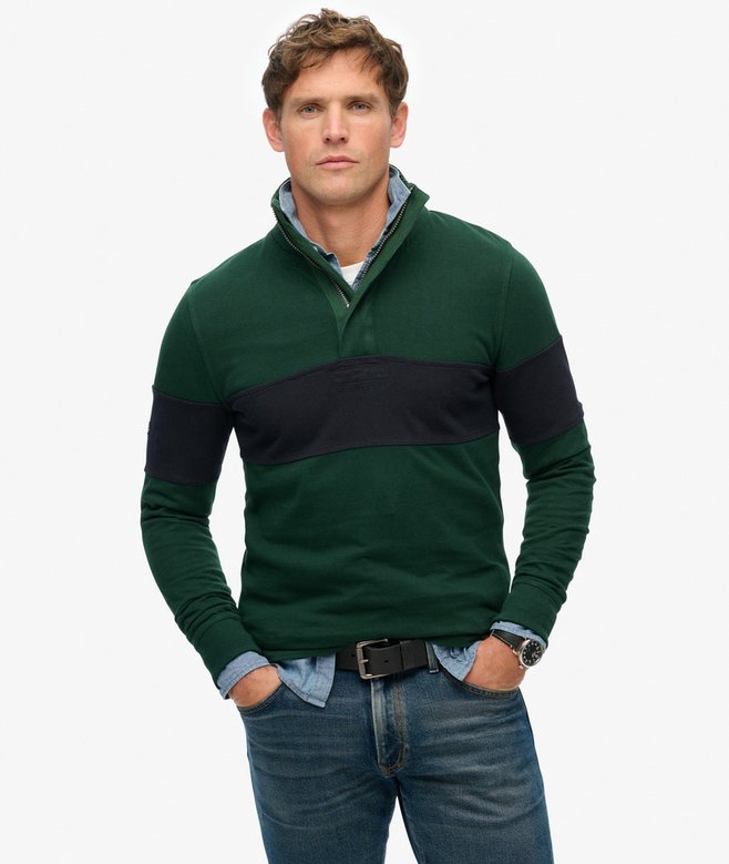 Superdry Classic Rugby Half Zip Top