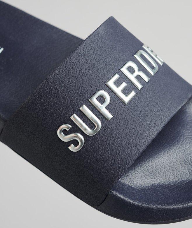 Superdry CODE Logo Pool Sliders
