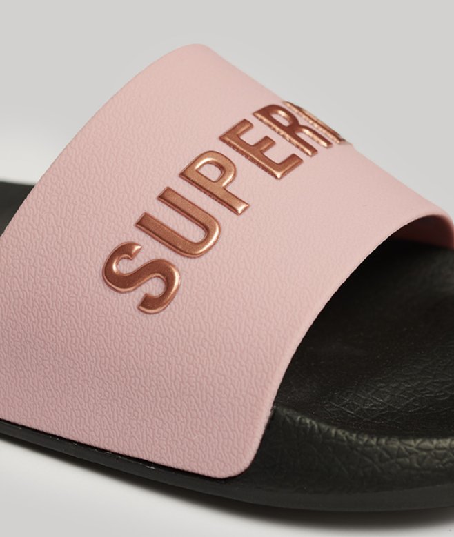 Superdry Code Logo Pool Sliders