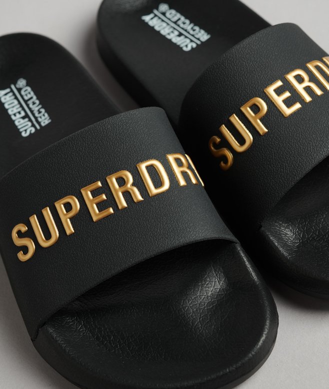 Superdry CODE Logo Pool Sliders