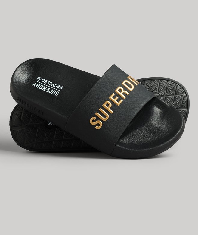 superdry CODE Logo Pool Sliders