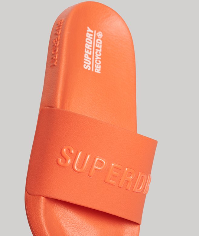 Superdry Code Logo Pool Sliders
