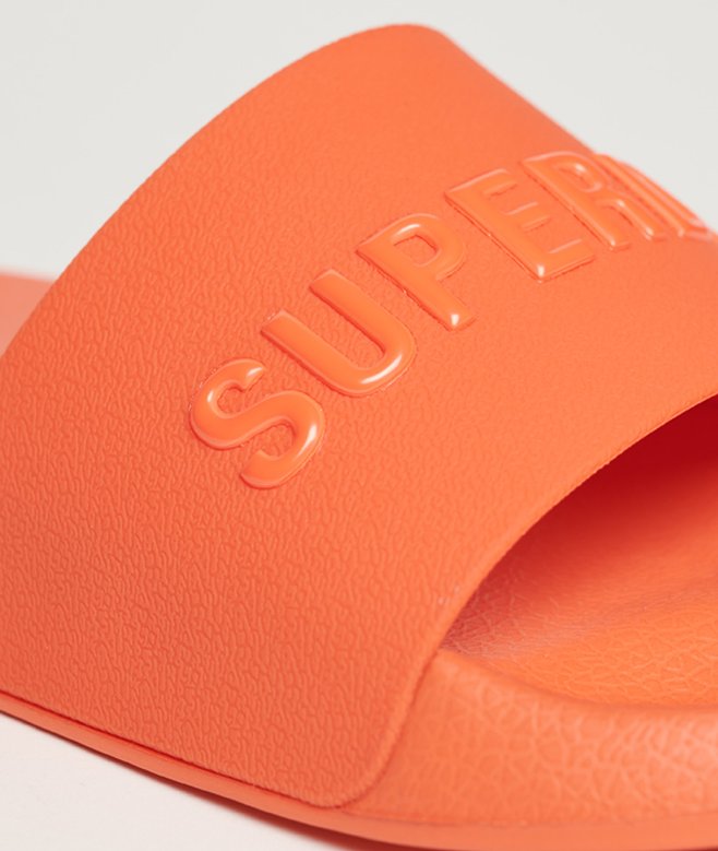 Superdry Code Logo Pool Sliders