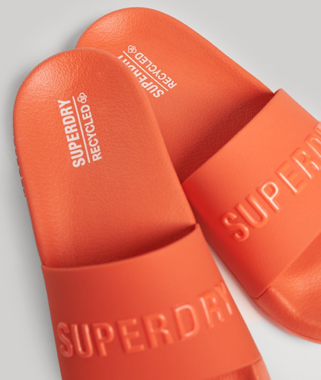 Superdry Code Logo Pool Sliders