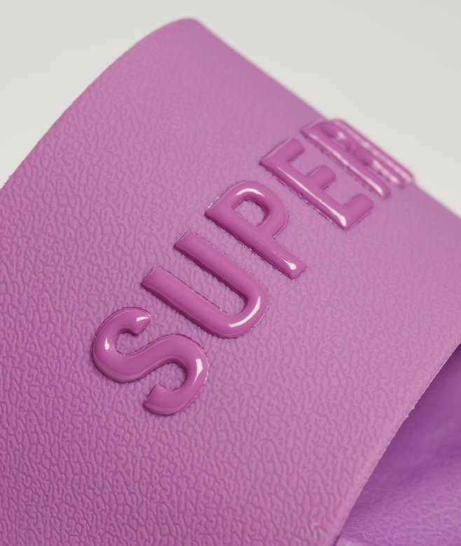 Superdry Code Logo Pool Sliders