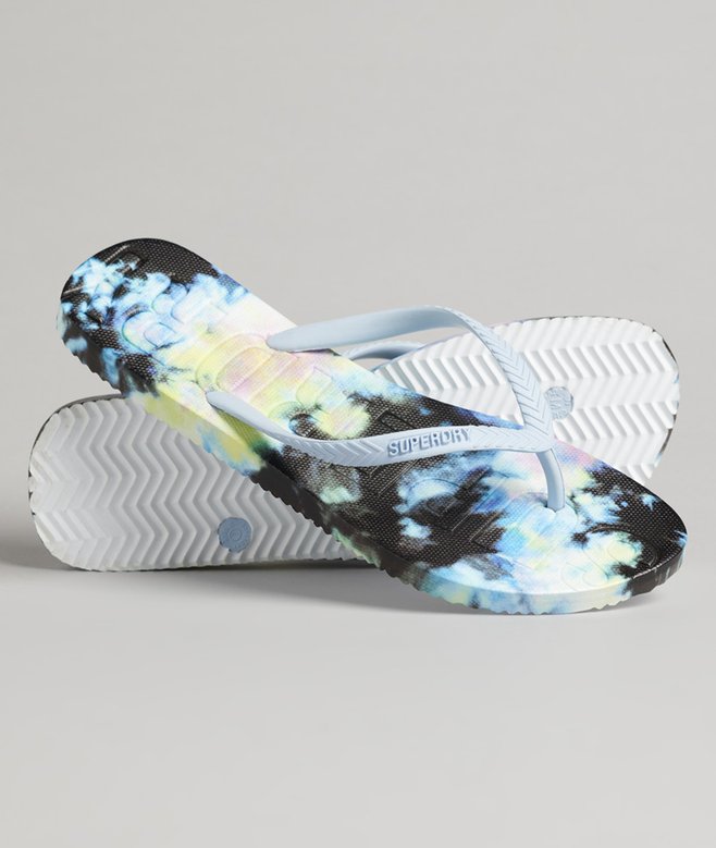superdry Code Tie Dye Flip Flops