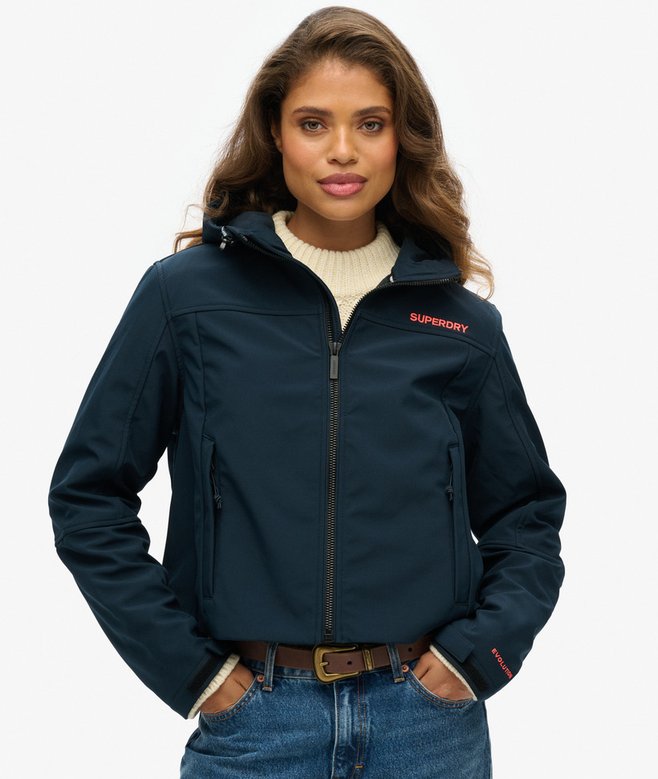 superdry CODE Trekker Hooded Softshell Jacket