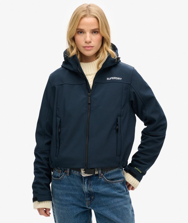 superdry CODE Trekker Hooded Softshell Jacket