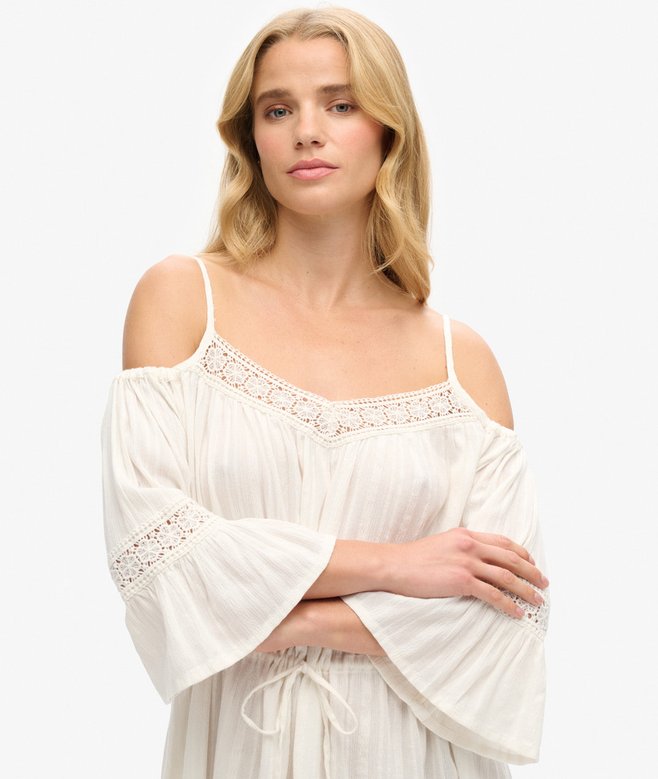 Superdry Cold Shoulder Mini Dress