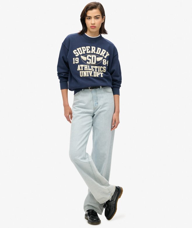 Superdry College Script Loose Sweatshirt