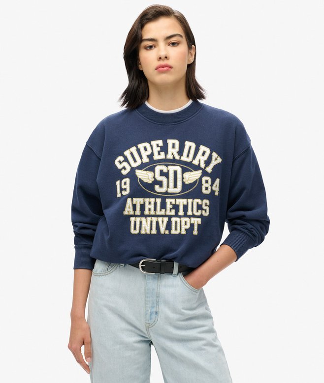 superdry College Script Loose Sweatshirt