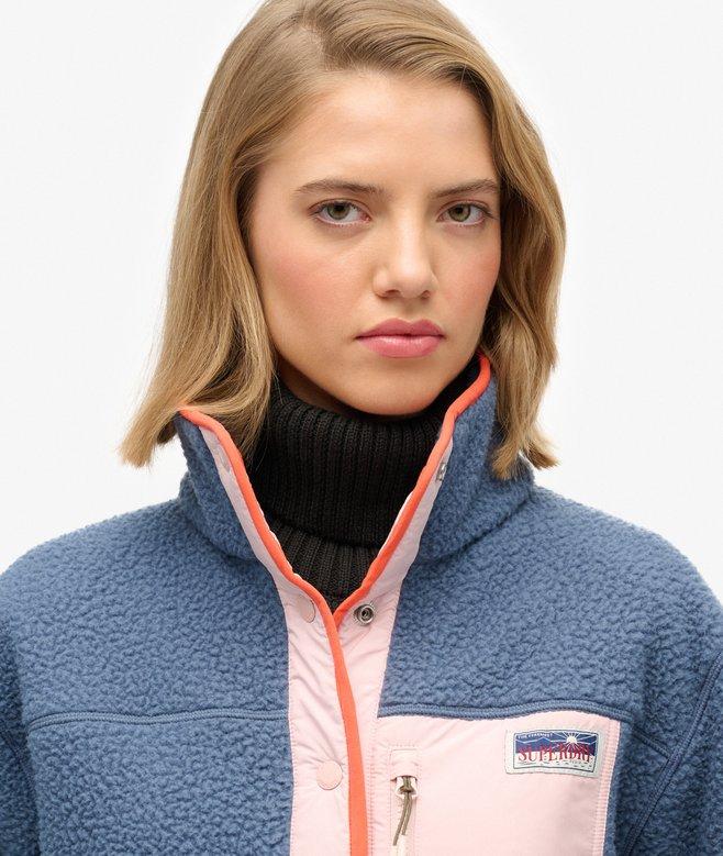 Superdry Colour Block Fleece Jacket