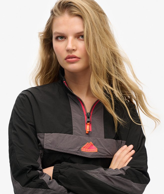 Superdry Colourblock Track Overhead Jacket