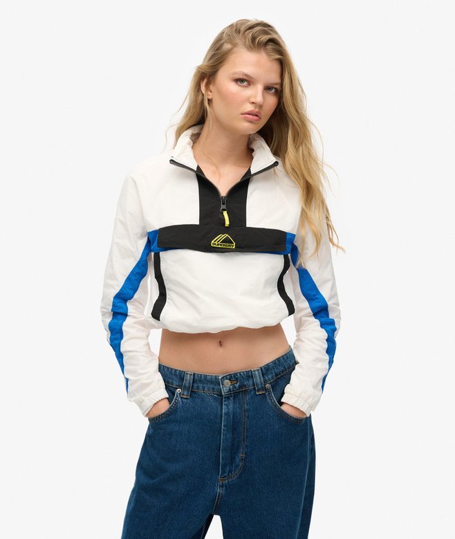 superdry Colourblock Track Overhead Jacket