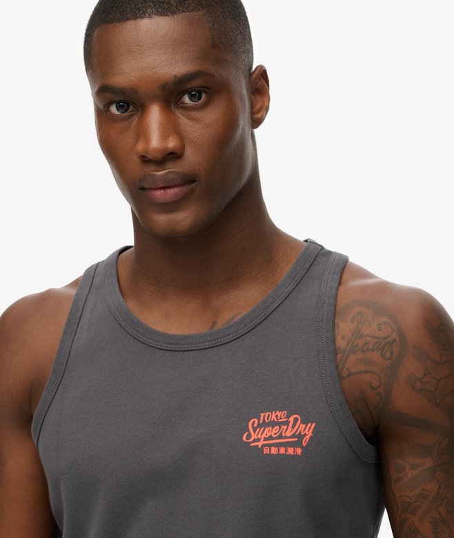 Superdry Contrast Script Vest