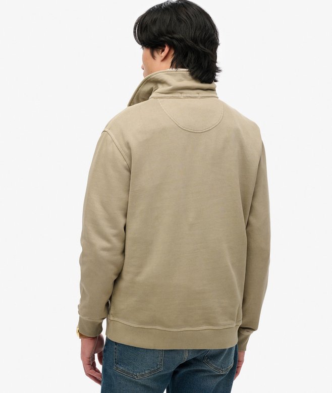 Superdry Contrast Stitch Half Zip Sweatshirt