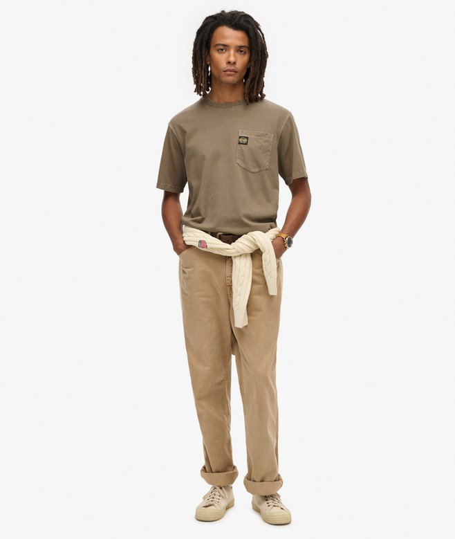 Superdry Contrast Stitch Pocket T-Shirt