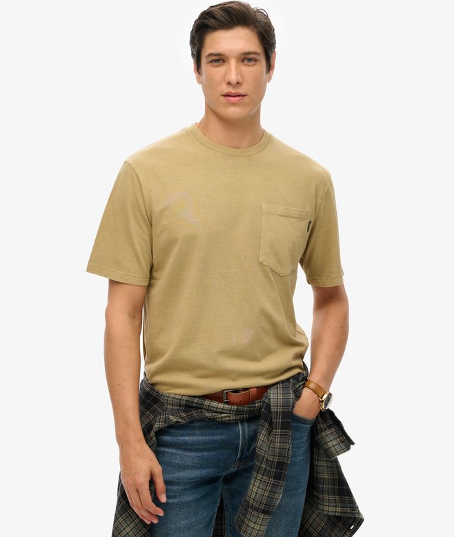 superdry Contrast Stitch Pocket T-Shirt