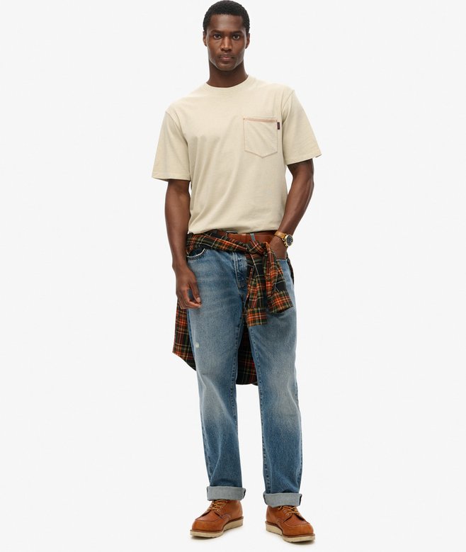 Superdry Contrast Stitch Pocket T-Shirt