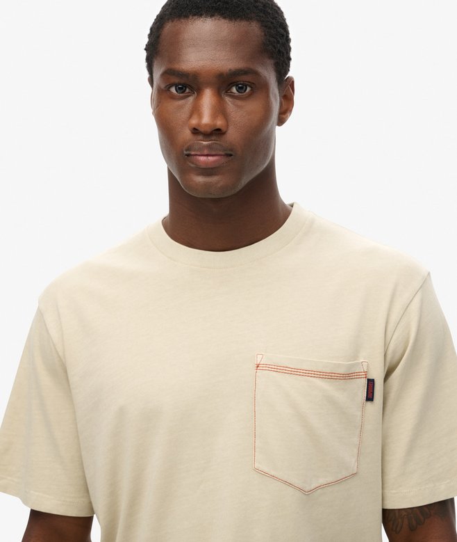 Superdry Contrast Stitch Pocket T-Shirt