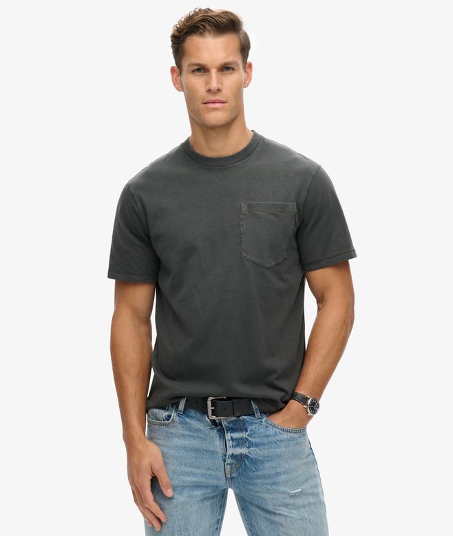 superdry Contrast Stitch Pocket T-Shirt