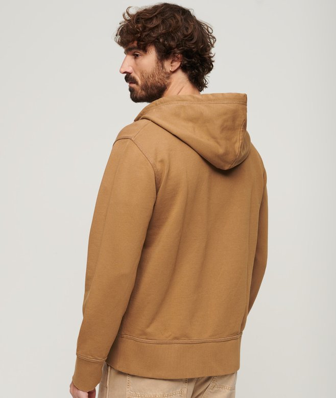 Superdry Contrast Stitch Relaxed Zip Hoodie