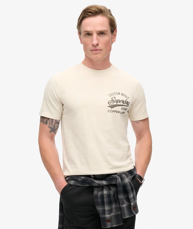 superdry Copper Label Chest Graphic T-Shirt